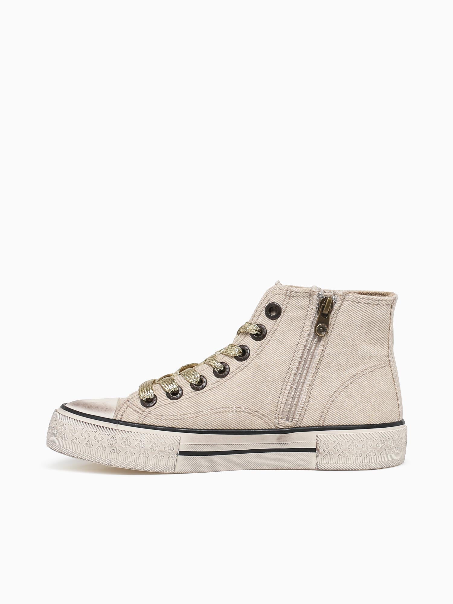 Kimber Hi Beige Canvas Beige / 5 / M