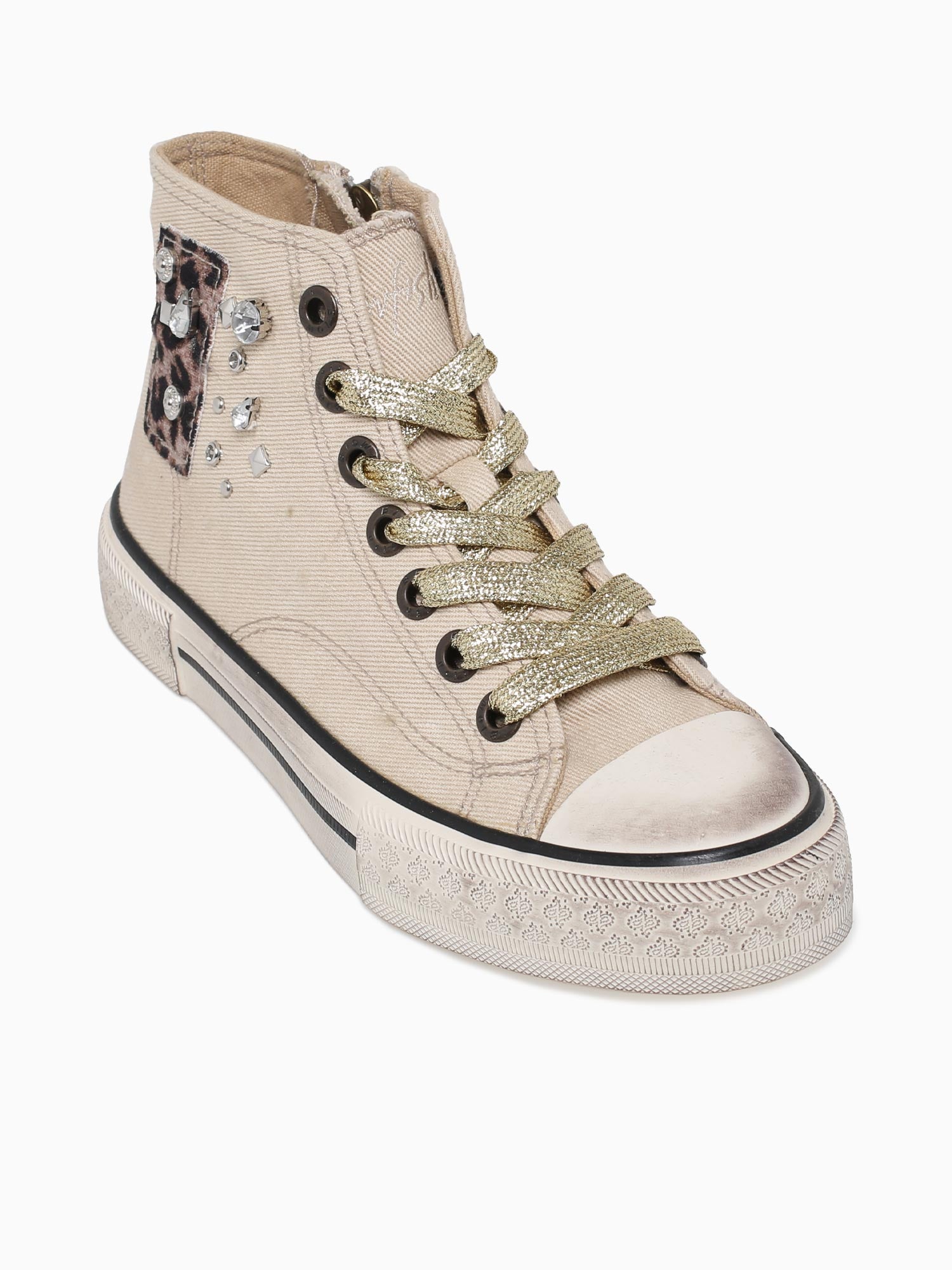 Kimber Hi Beige Canvas Beige / 5 / M