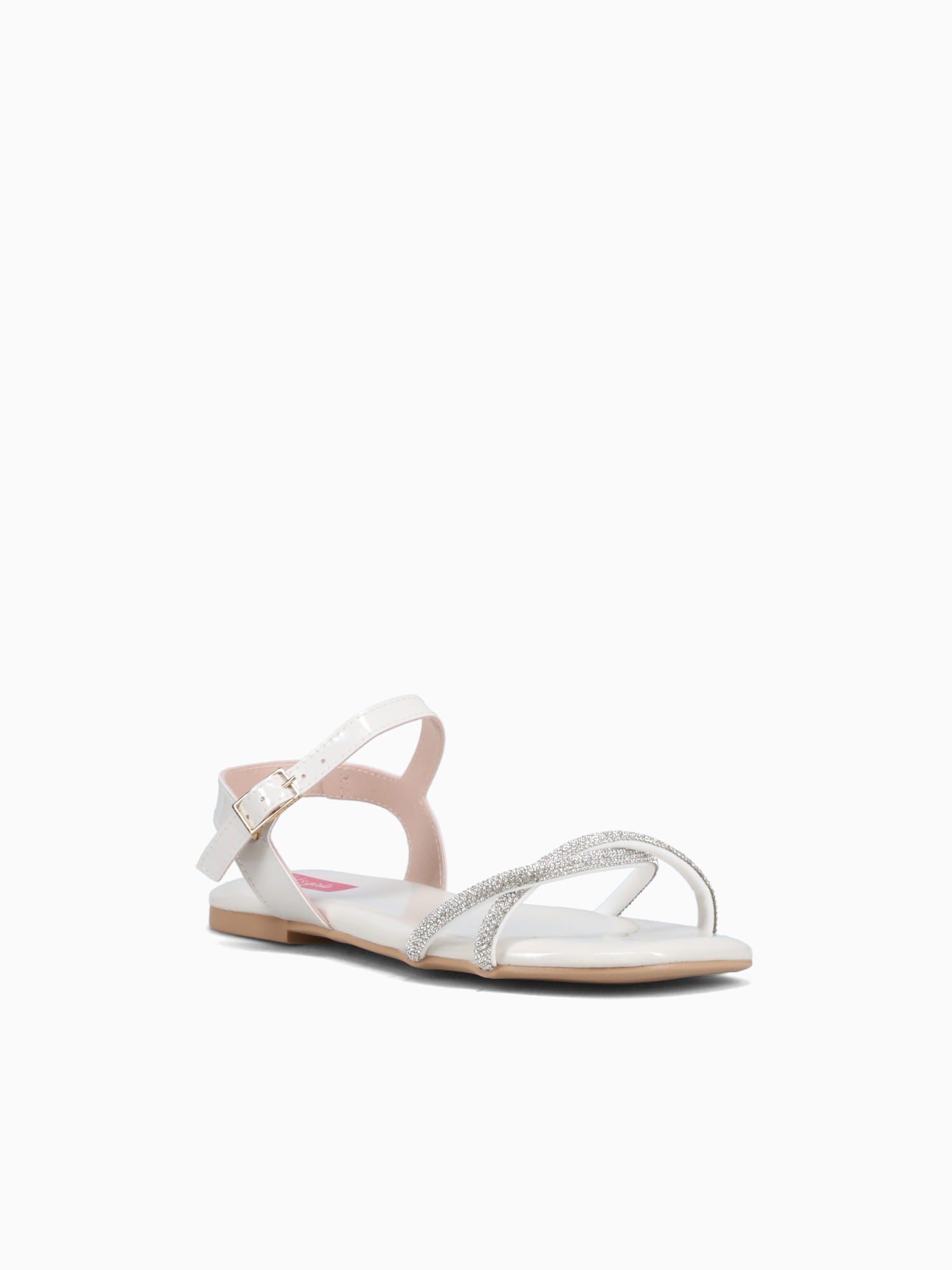 Nia Offwhite Silver verniz– BKS Shoes