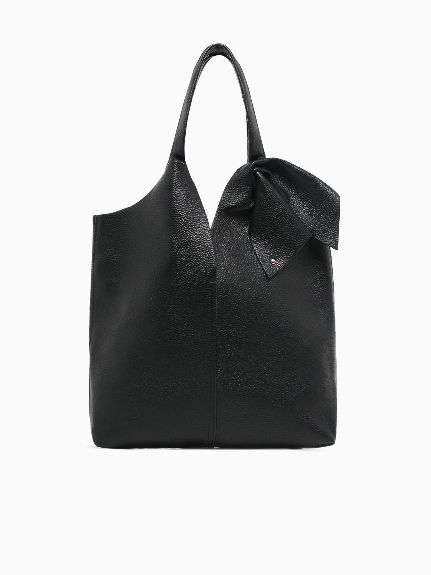 Bow Shoulder Bag Black Black