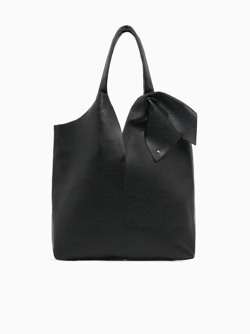 Bow Shoulder Bag Black Black