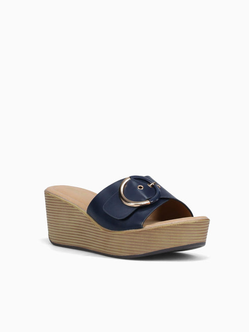 Via Navy Smooth Navy / 5 / M