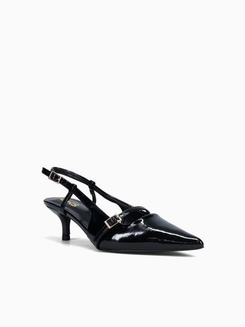 Penelope Black Patent Black / 5 / M