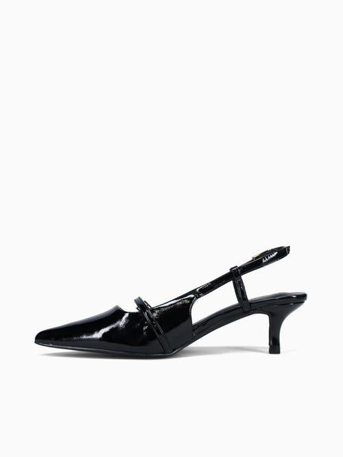 Penelope Black Patent Black / 5 / M