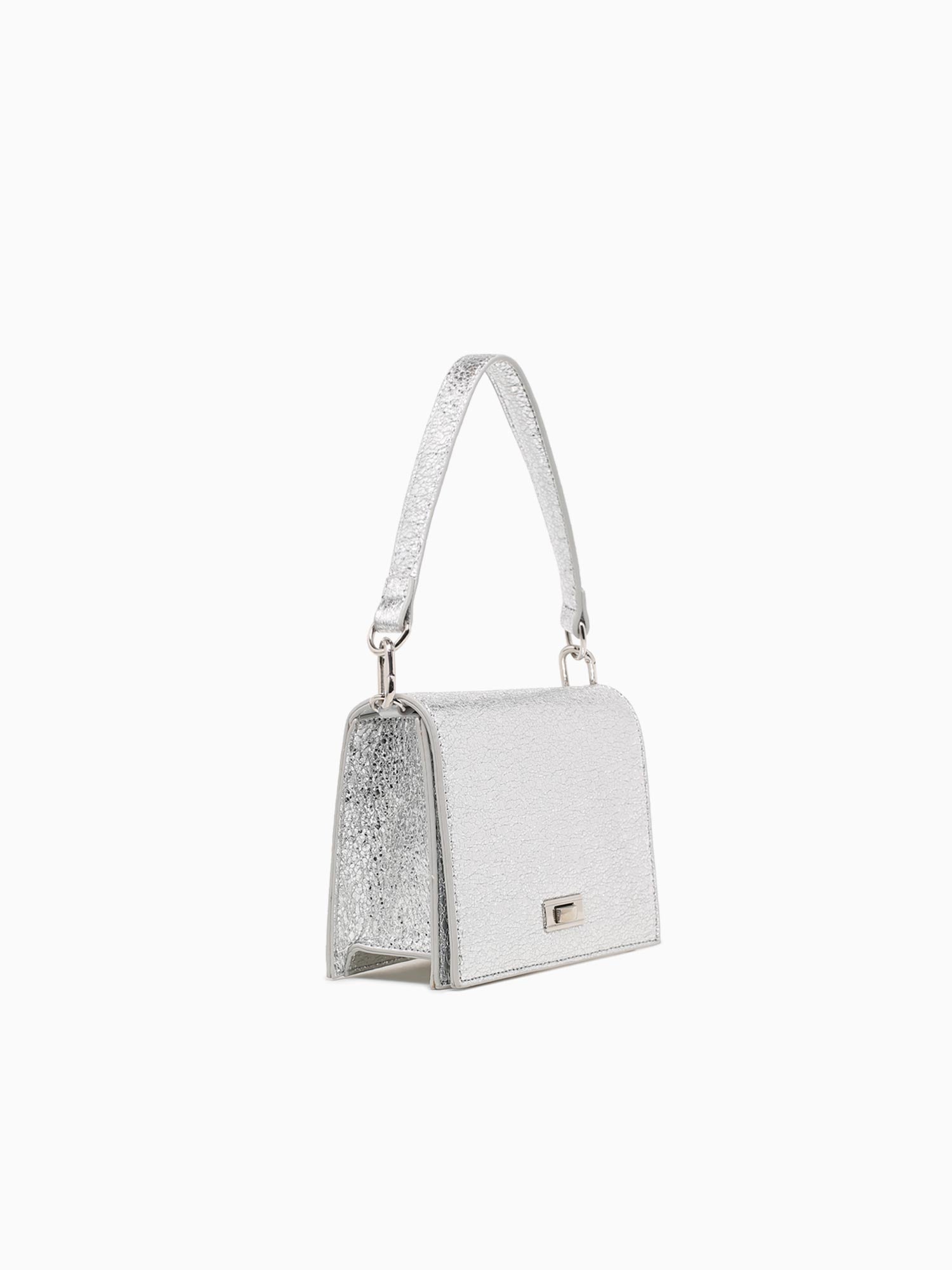 Alexandra Shoulder Bag Silver Silver