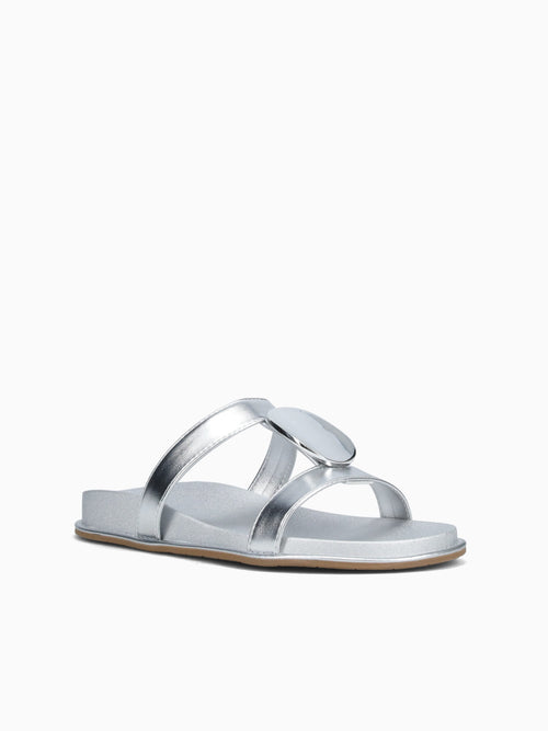 Maddie Prata Metallic Silver / 5 / M