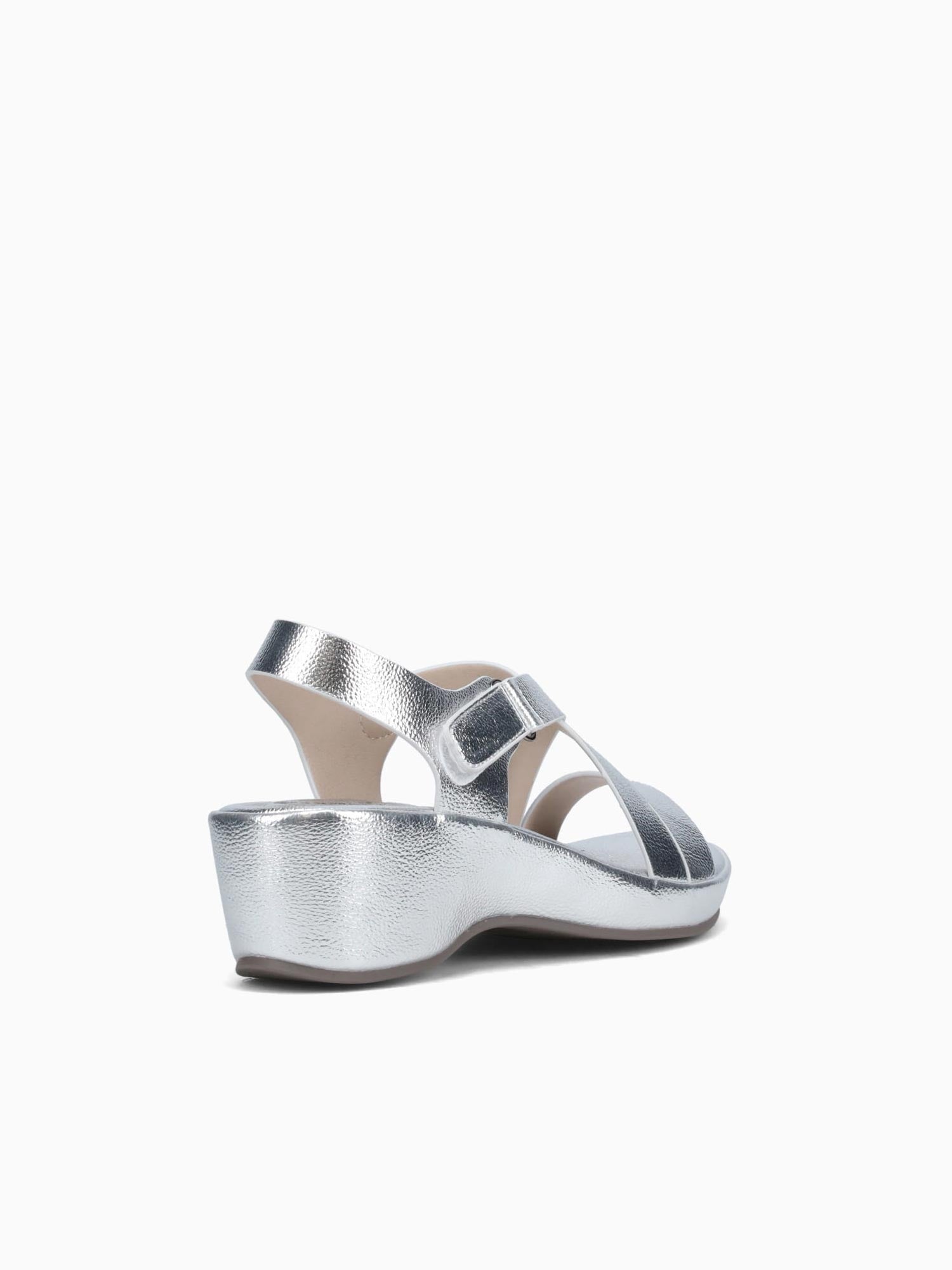 Bonnie Silver Metallic Grain Silver / 5 / M