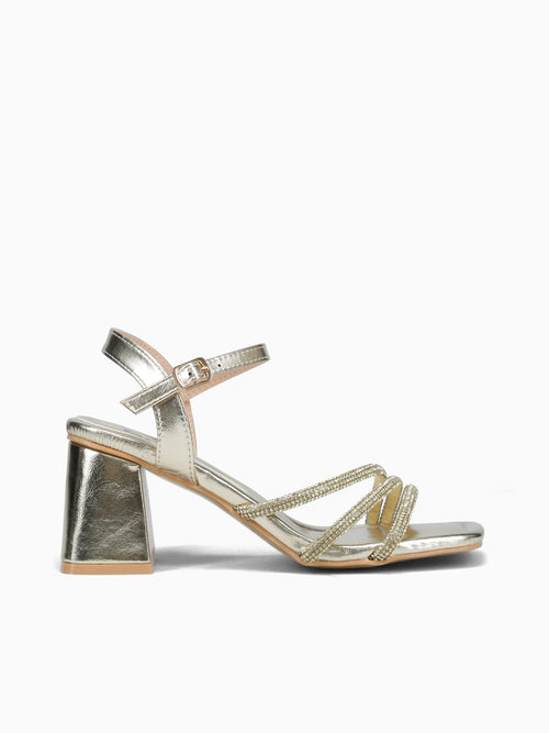 Natalie Gold Metallic Gold / 5 / M