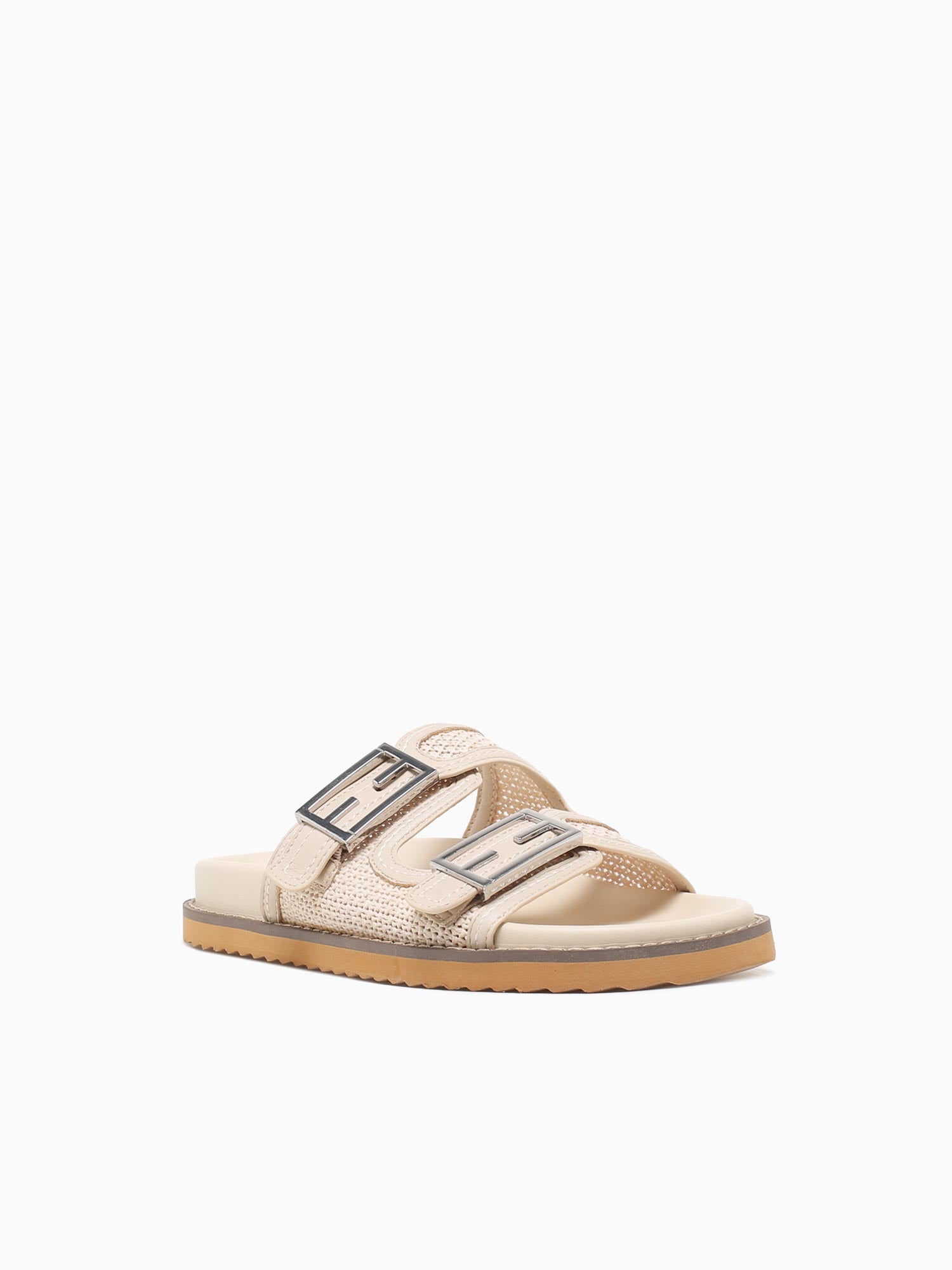 Venice Off White Smooth Raffia Off White / 5 / M