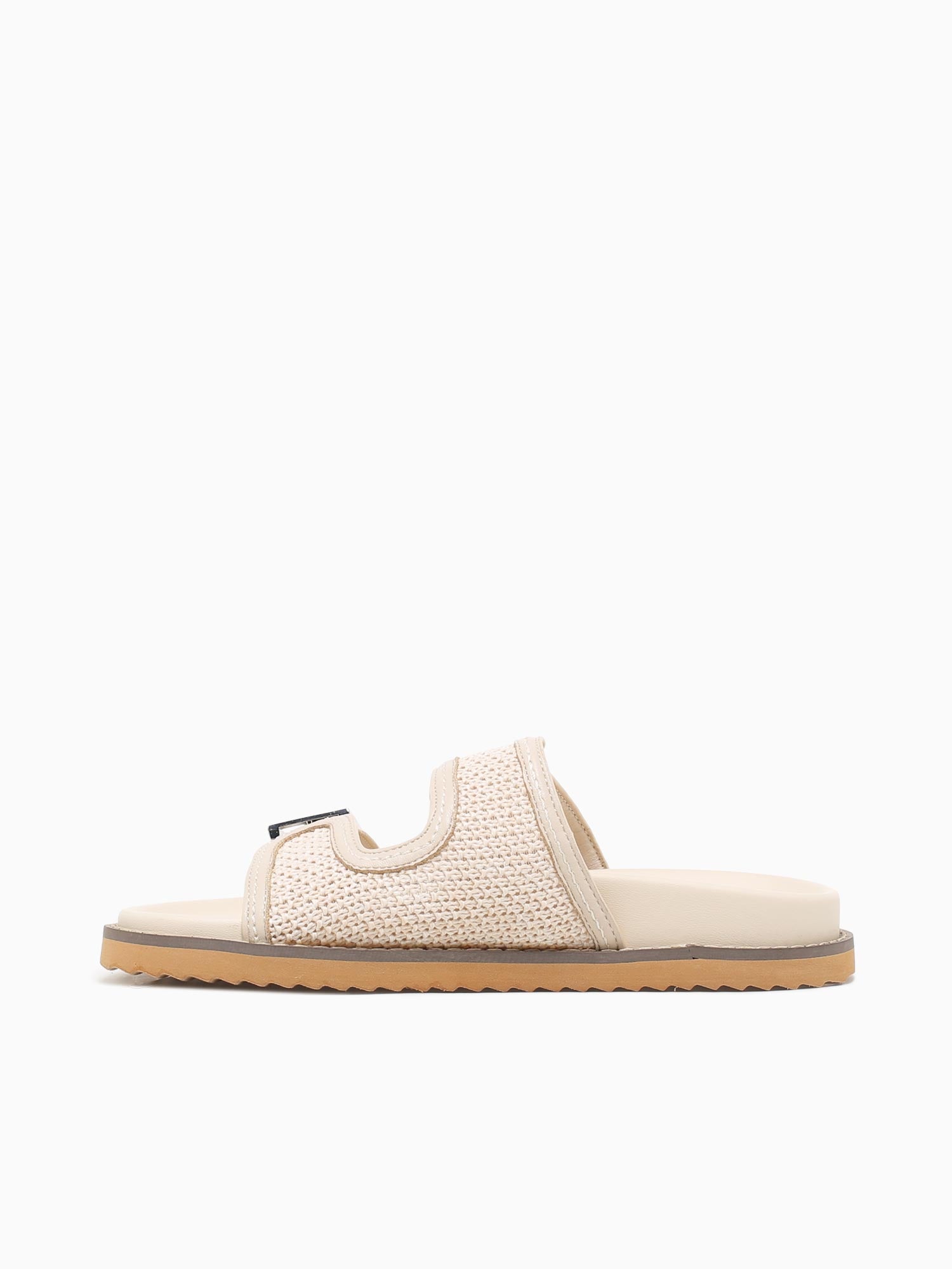 Venice Off White Smooth Raffia Off White / 5 / M