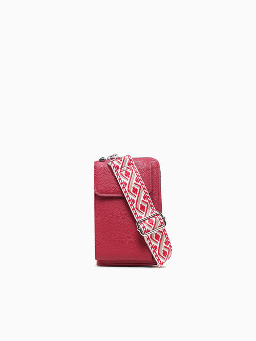 Rachel Wallet Crossbody Red Red