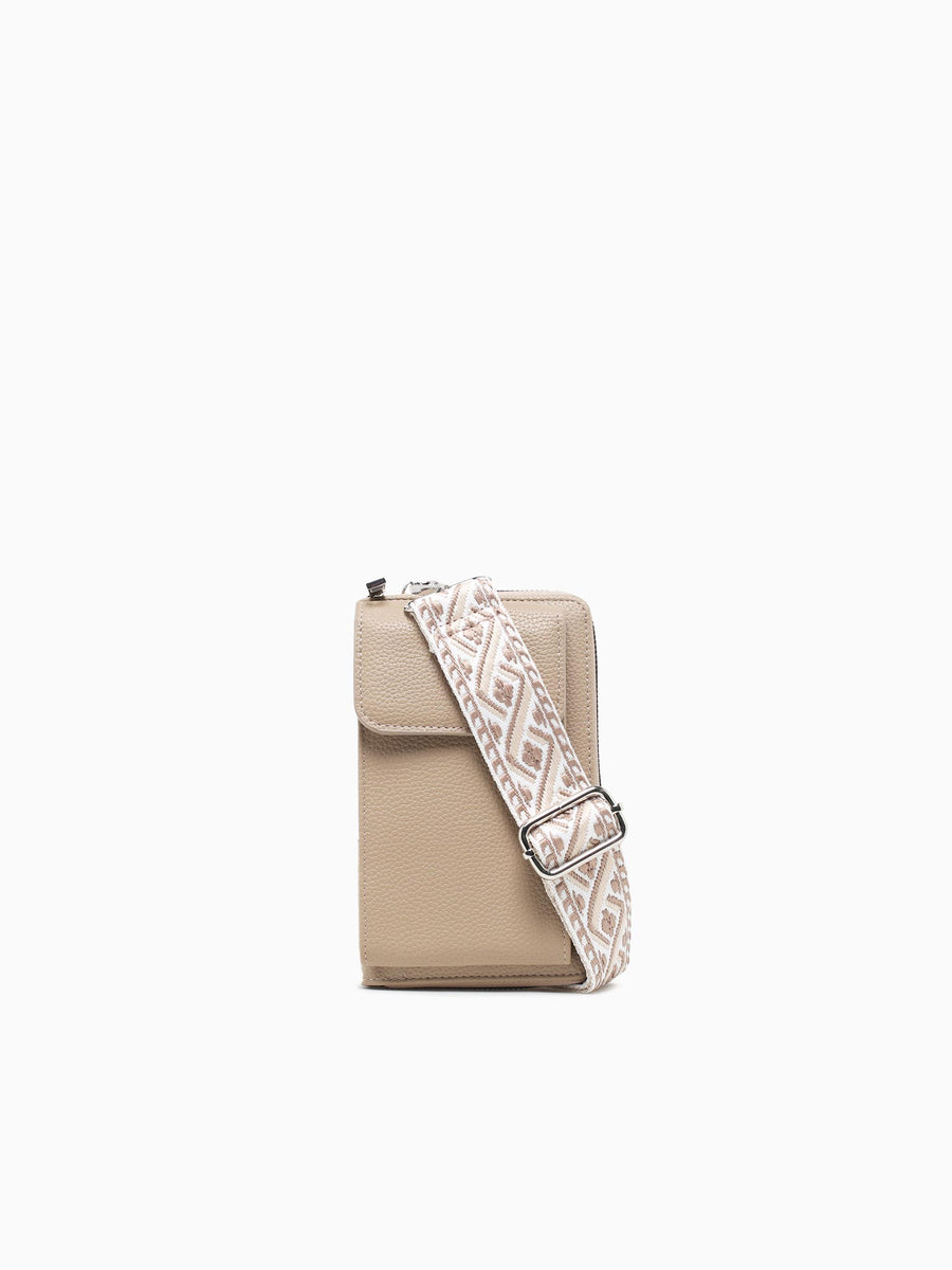 Rachel Wallet Crossbody Beige Beige