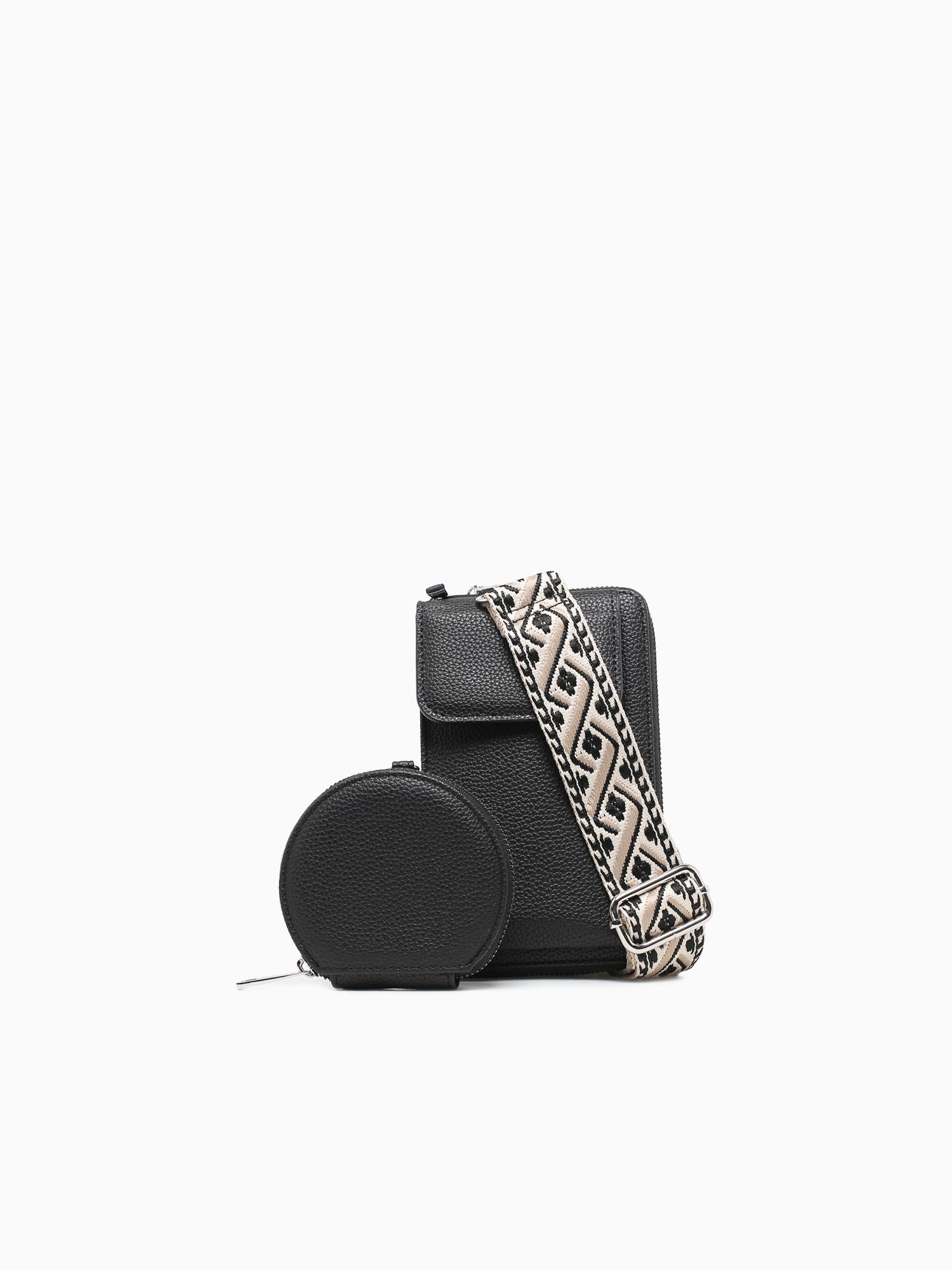 Rachel Wallet Crossbody Black Black