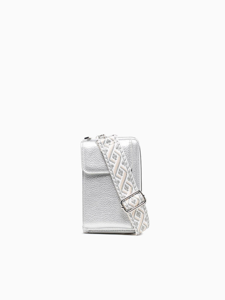 Rachel Wallet Crossbody Silver Silver