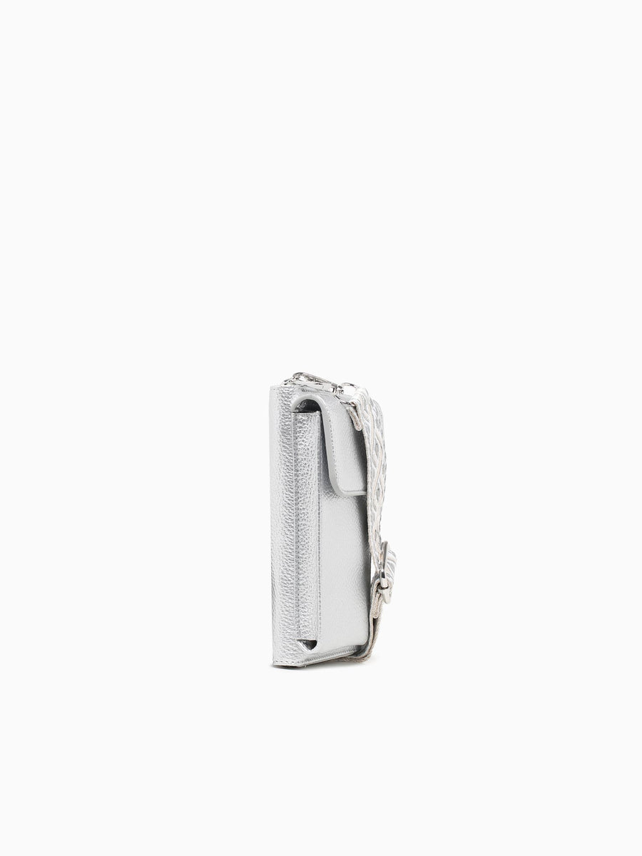 Rachel Wallet Crossbody Silver Silver