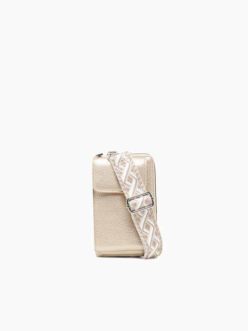 Rachel Wallet Crossbody Gold Gold