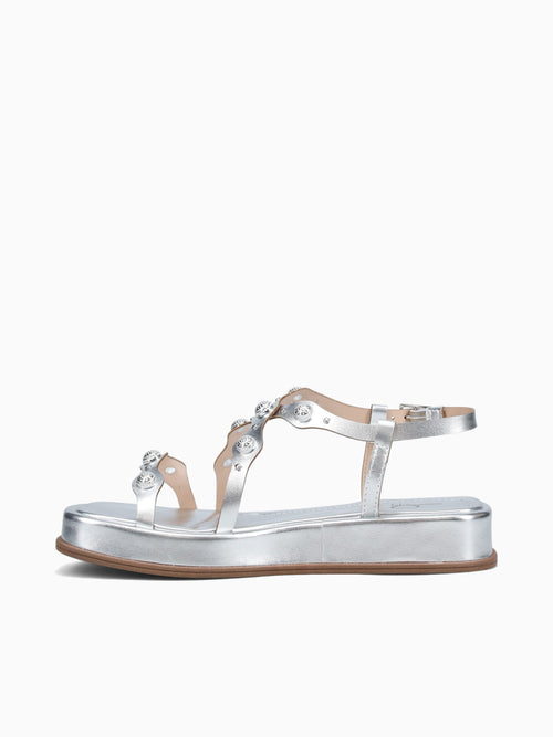 Lydia Prata Metallic Silver / 5 / M