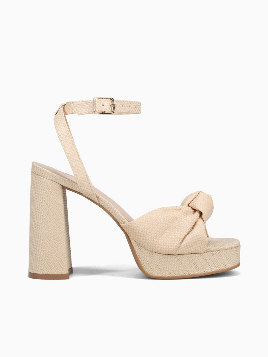 Camila Beige Raffia Beige / 5 / M