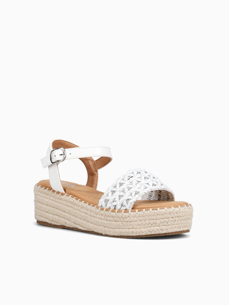 Poppy White Raffia White / 5 / M