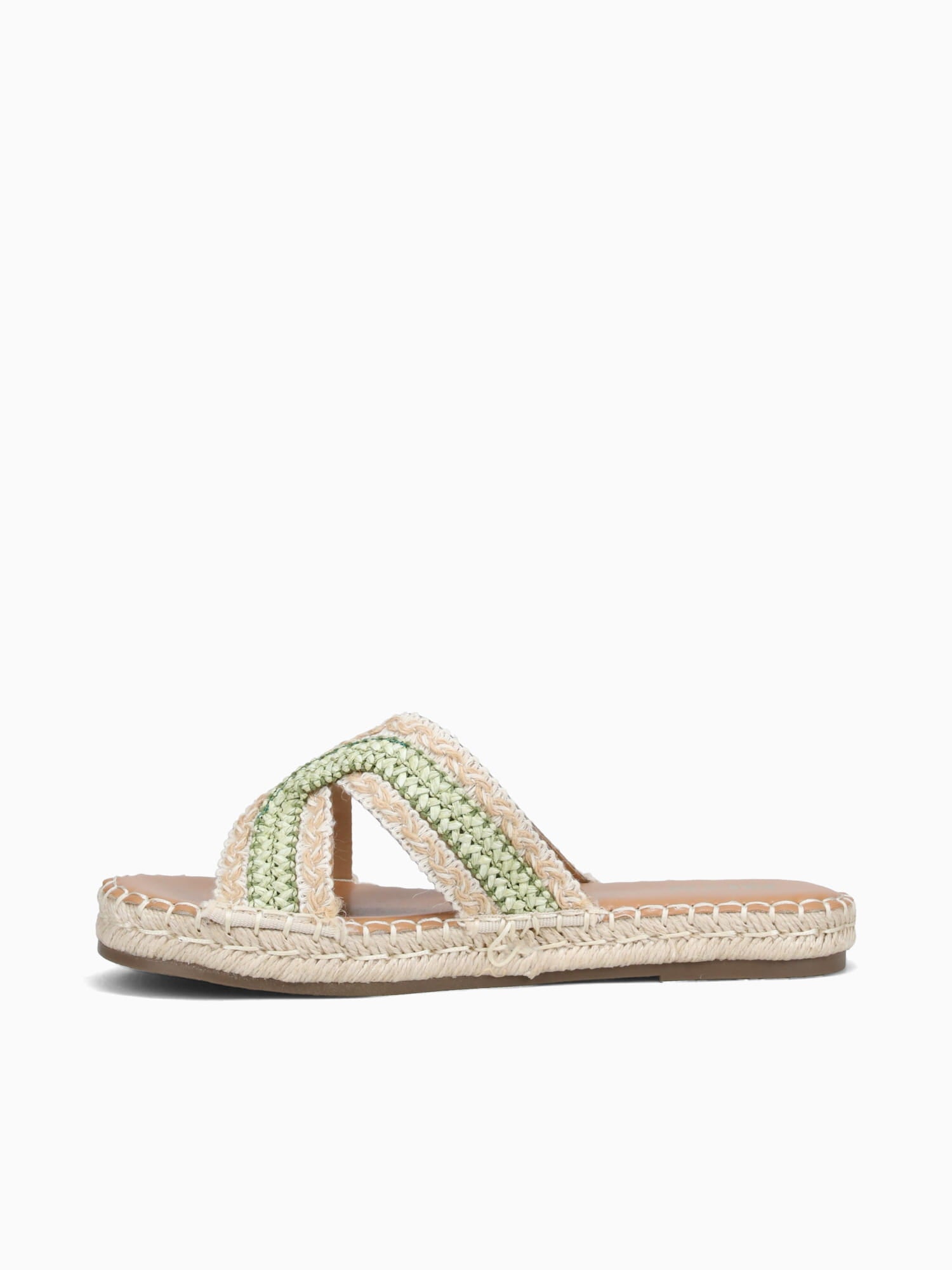 Penelope Green Raffia Green / 5 / M