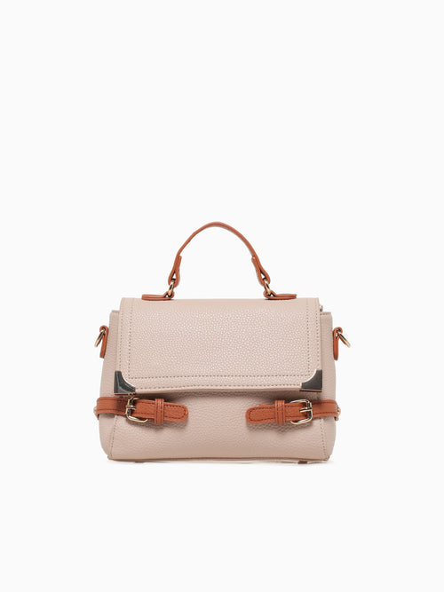 Angelica Top Handle Beige Beige