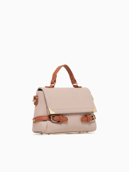 Angelica Top Handle Beige Beige