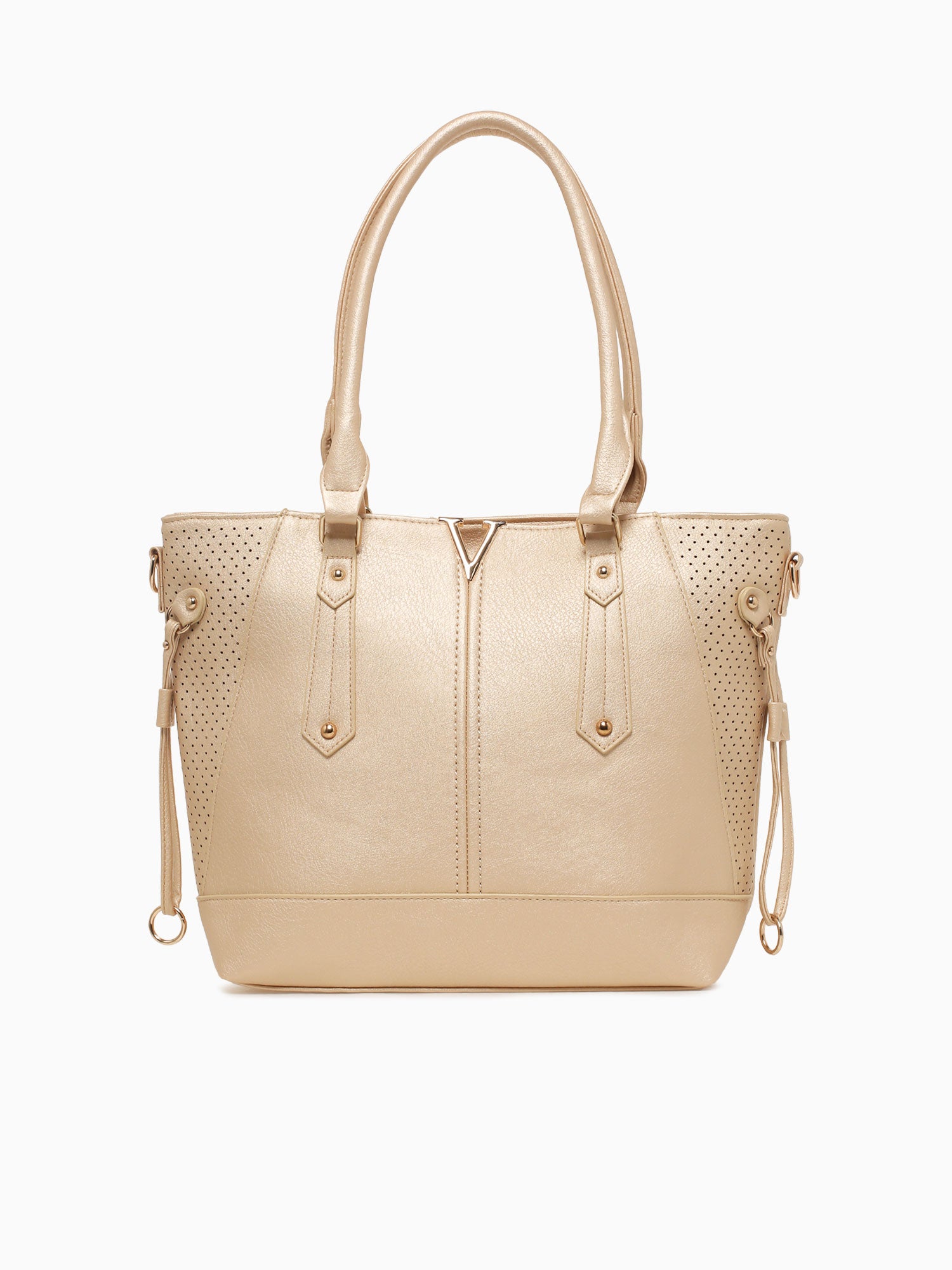 Lucia Tote Gold Gold