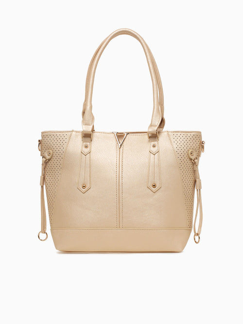 Lucia Tote Gold Gold
