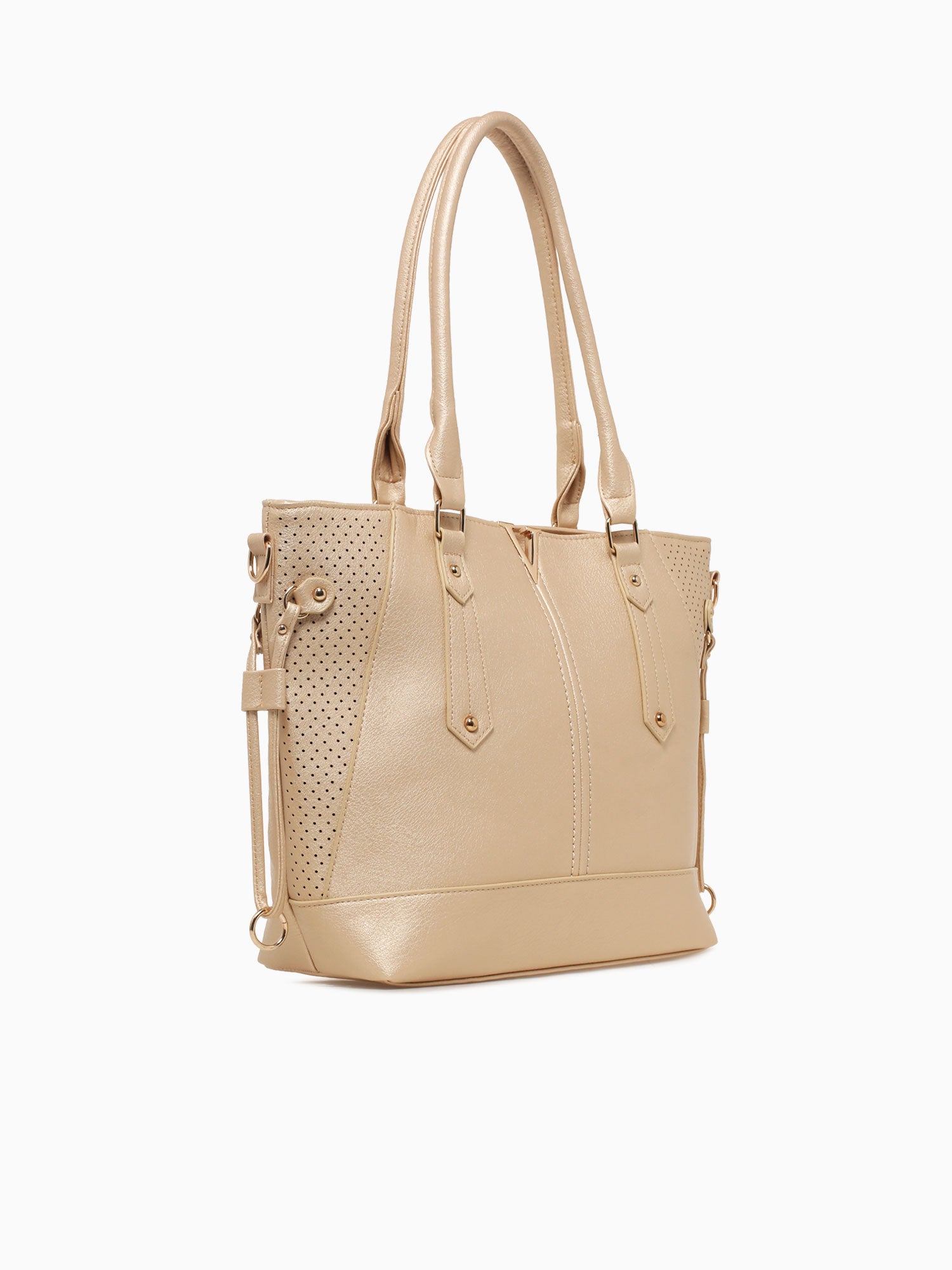Lucia Tote Gold Gold