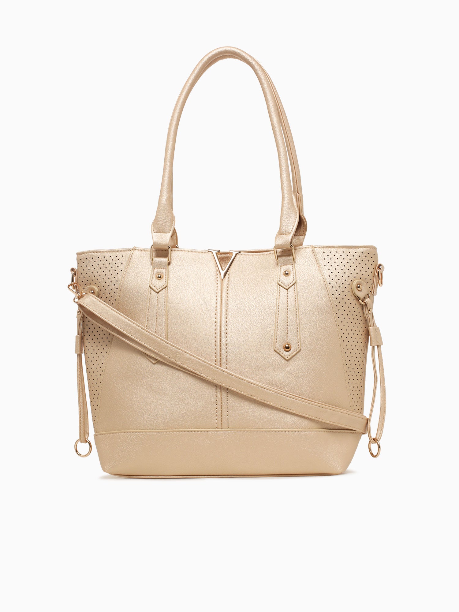Lucia Tote Gold Gold