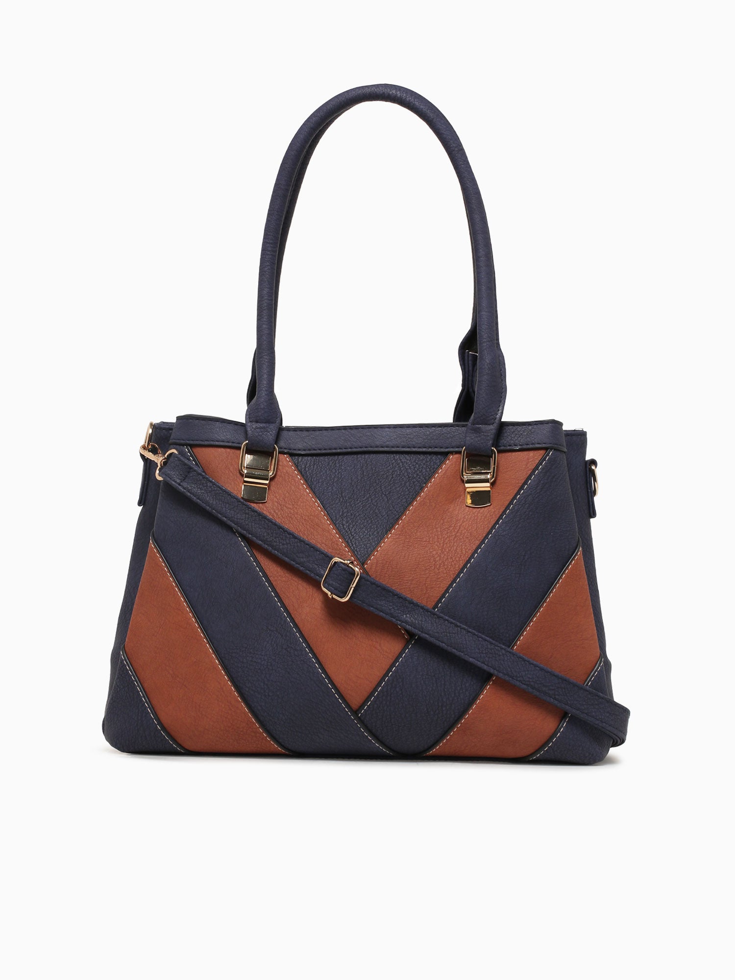 Alessia Shoulder Bag Navy Multi Navy
