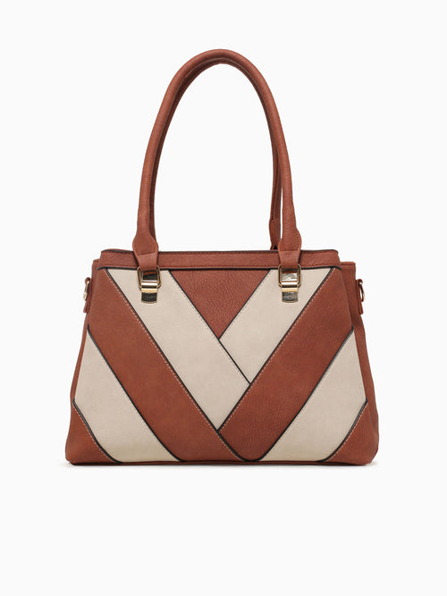 Alessia Shoulder Bag Tan Multi Tan