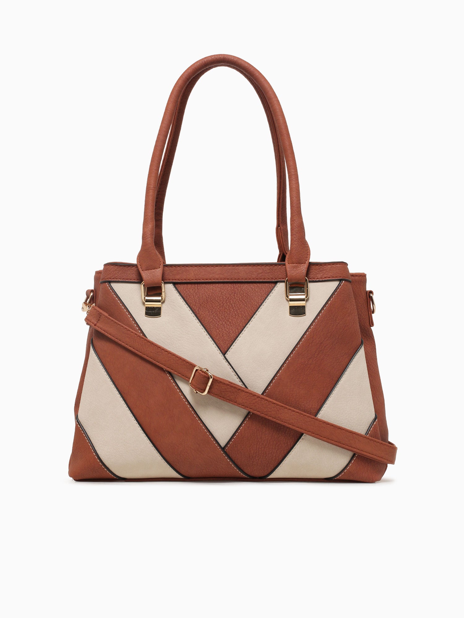 Alessia Shoulder Bag Tan Multi Tan