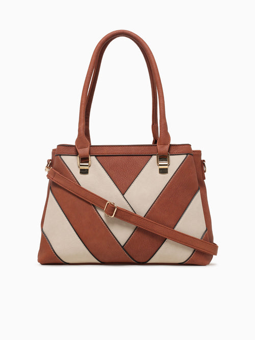 Alessia Shoulder Bag Tan Multi Tan