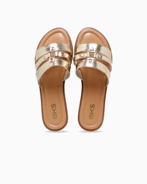 Emilia Gold Metallic Gold / 5 / M