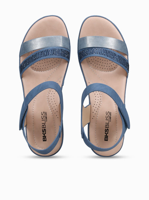 Heleina Blue Smooth Blue / 5 / M