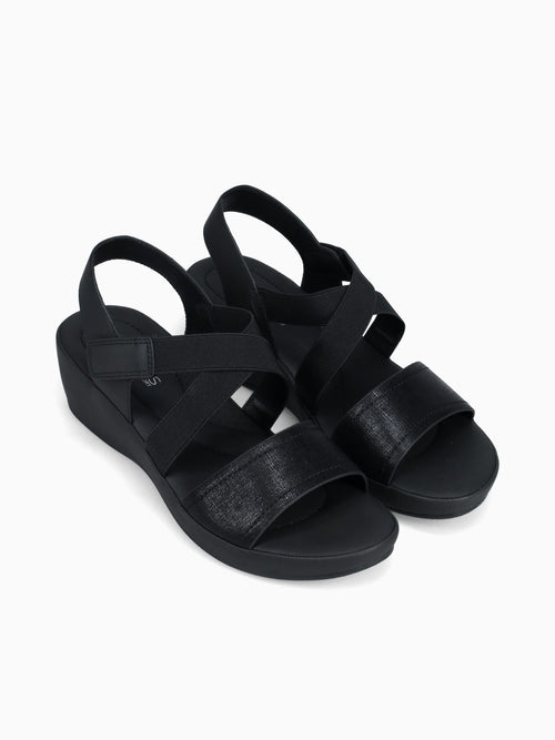 Safira Black Smooth Black / 5 / M