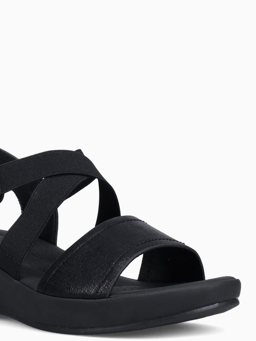 Safira Black Smooth Black / 5 / M