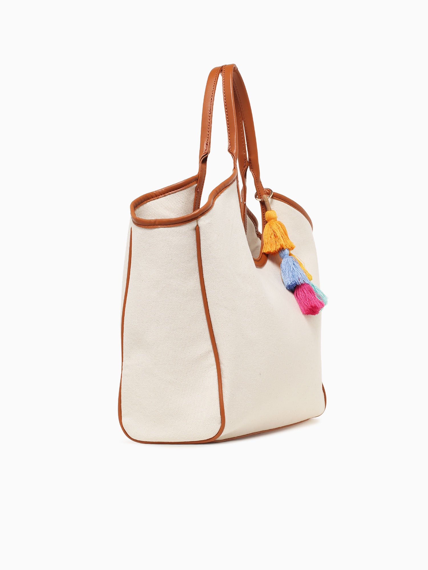Maya Tote Canvas Tan Tan