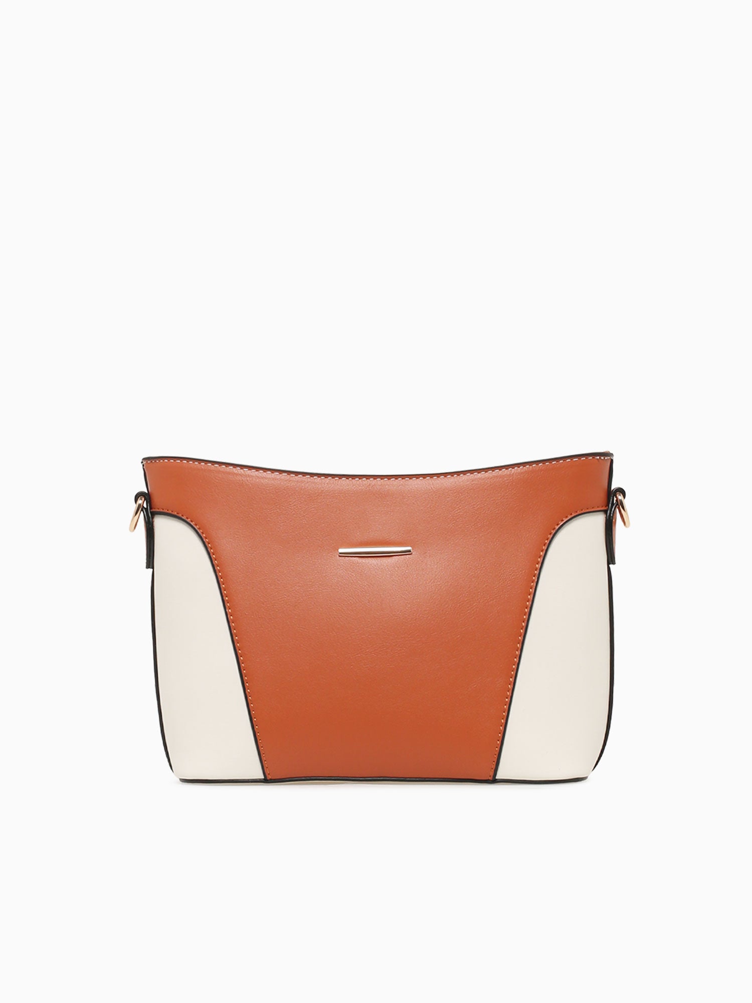 Faye Crossbody Tan Off white Tan