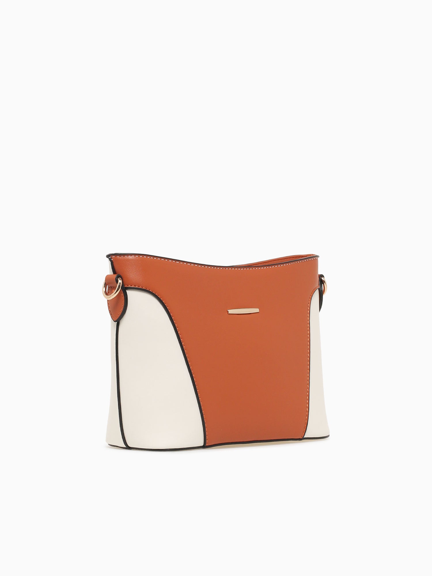 Faye Crossbody Tan Off white Tan