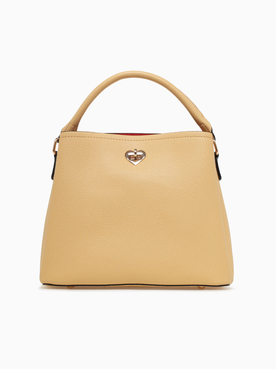 Faith Top Handle Beige Beige
