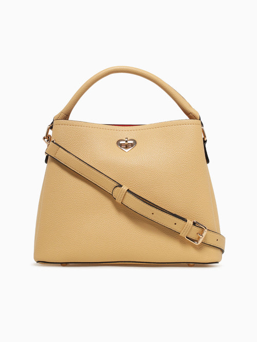 Faith Top Handle Beige Beige