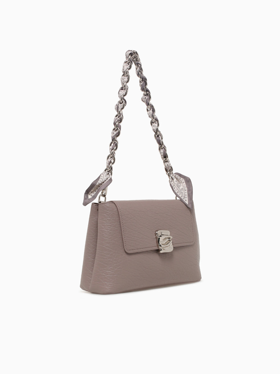 Gemma Shoulder Bag Taupe Taupe