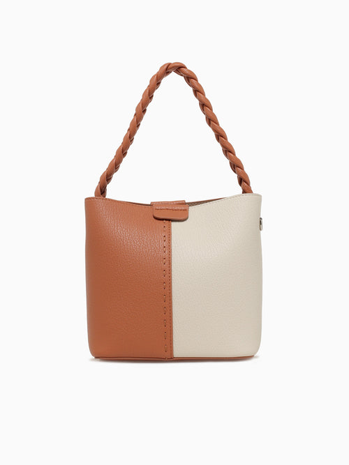 Gracelyn Shoulder Bag Off White Tan Tan