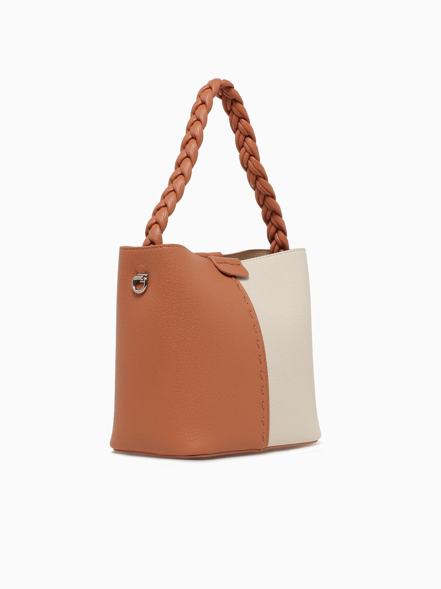 Gracelyn Shoulder Bag Off White Tan Tan