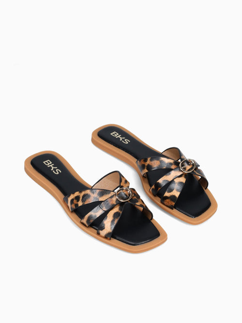 Riva Leopard Smooth Brown Multi / 5 / M