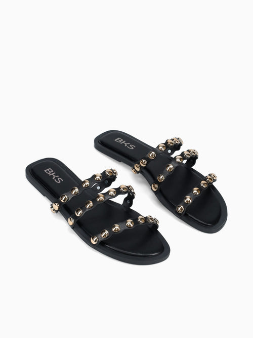 Leslie Black Smooth Black / 5 / M