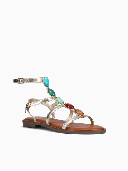 Leila Gold Metallic Gold / 5 / M