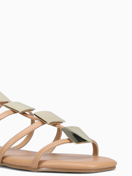 Layna Beige Smooth Beige / 5 / M